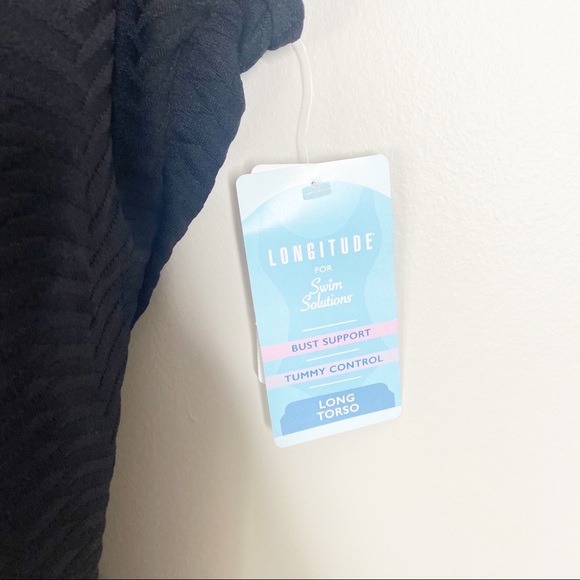 Swim Solutions Sweetheart Black Long Torso… - Picture 5 of 7
